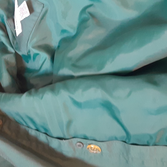 Charles Klein  vintage green trench coat, size 6 petite - Picture 13 of 13